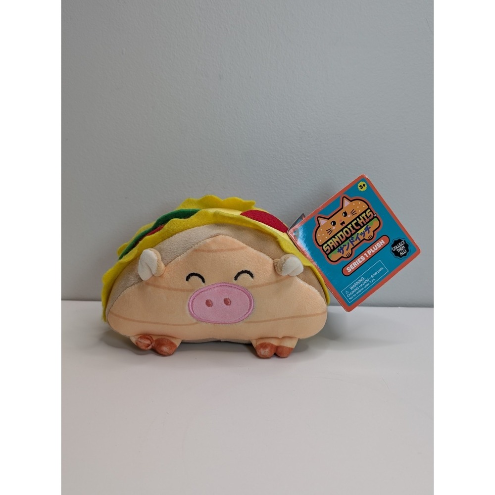 Sandoichis Series 1 Peggy the Panini Pig 6-Inch Plush New W Tags